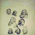 [Studies of Nine Faces]